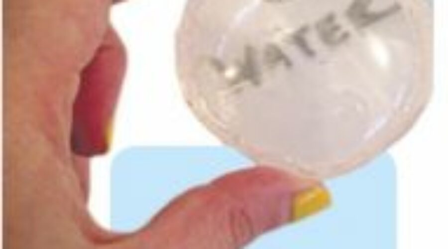 Make a magnifying glass out of water