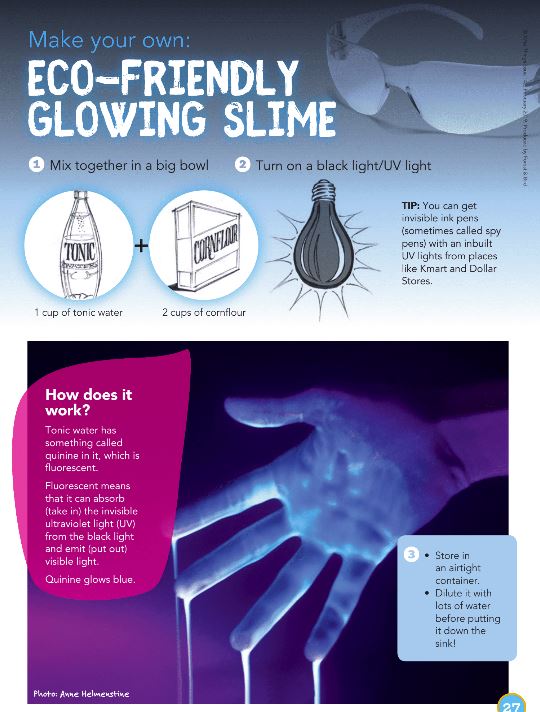 Make your own: Eco-friendly Glowing Slime