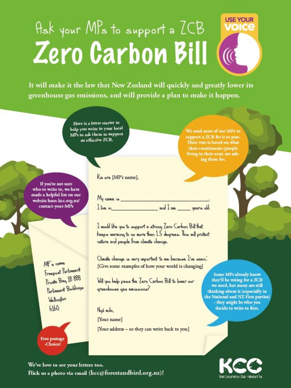 Zero Carbon Bill Letter Starter