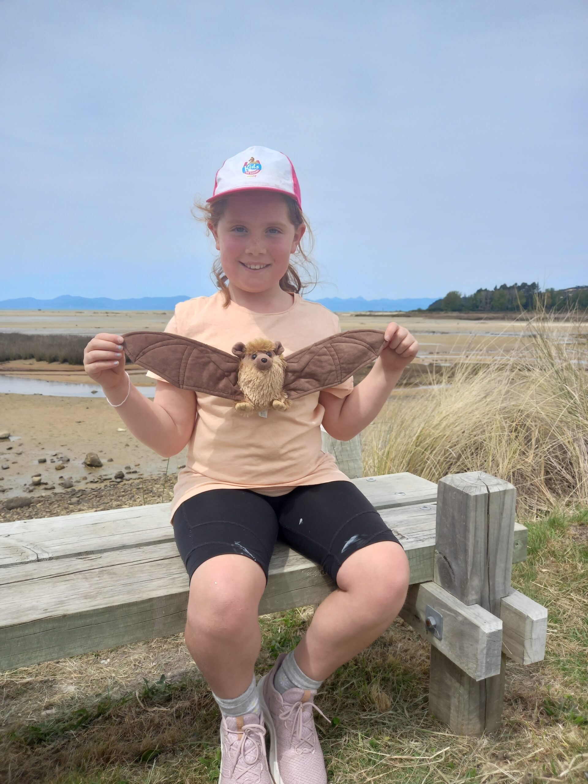 Polly pekapeka visits emma kiwi conservation club